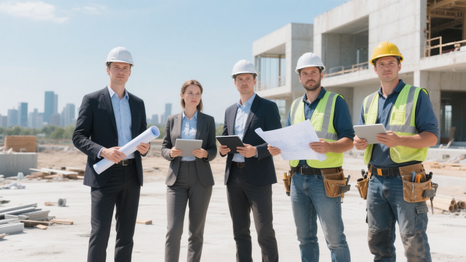 SteadyHome construction team collaborating on site